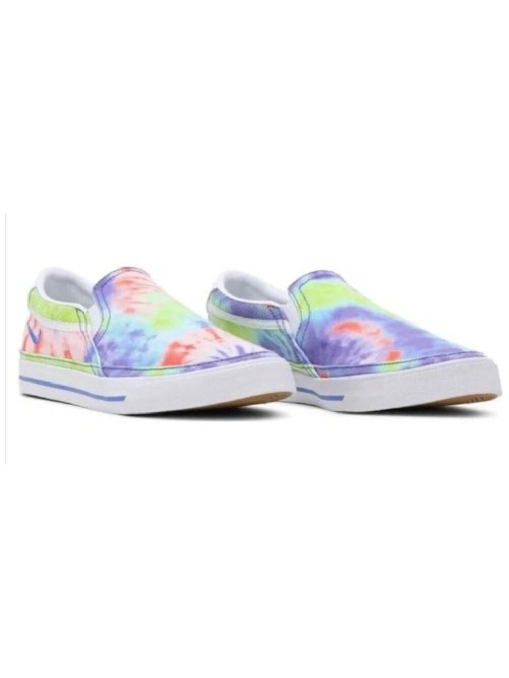 Nike Women's Court Tie-Dye Canvas Slip-On Shoes Size 7 NWOT